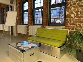 grüne Couch
